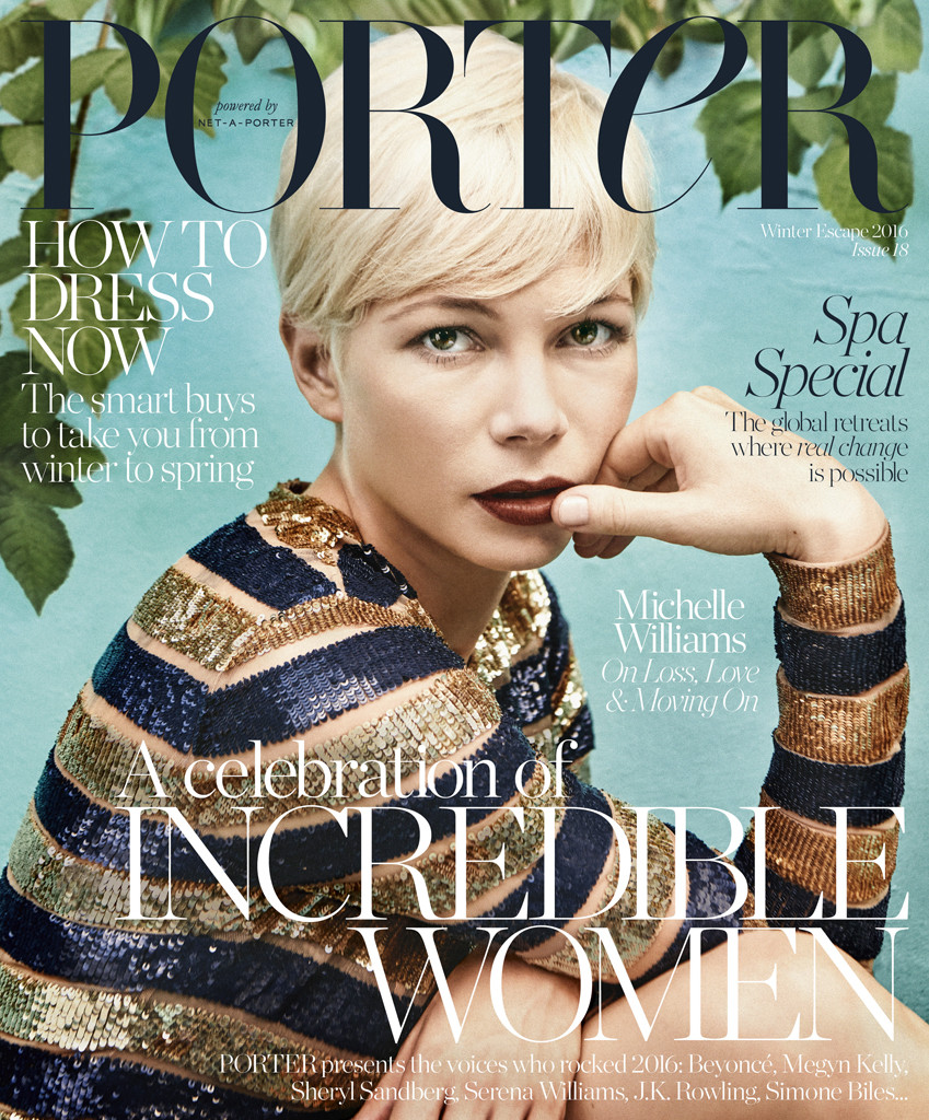 Michelle Williams, PORTER Michelle Williams, PORTER
